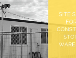 Site security civil construction storage warehousing