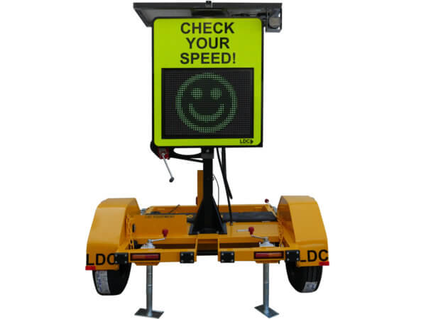radar speed sign happy