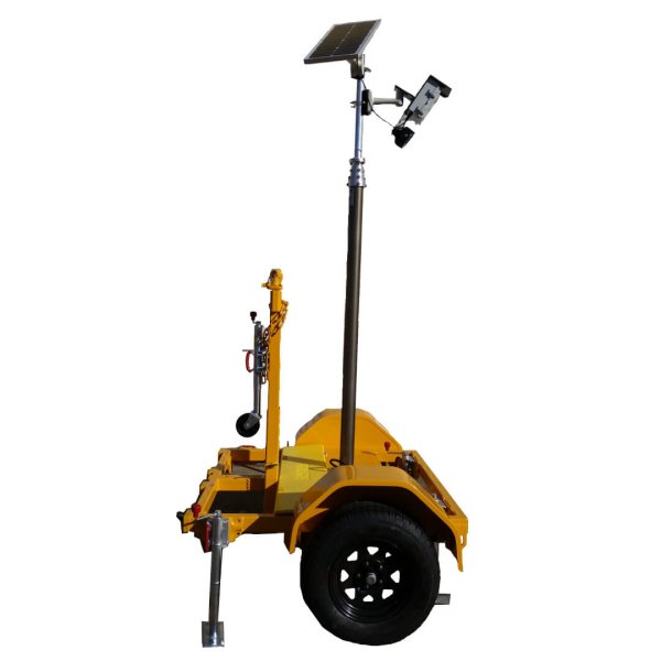 solar camera trailer