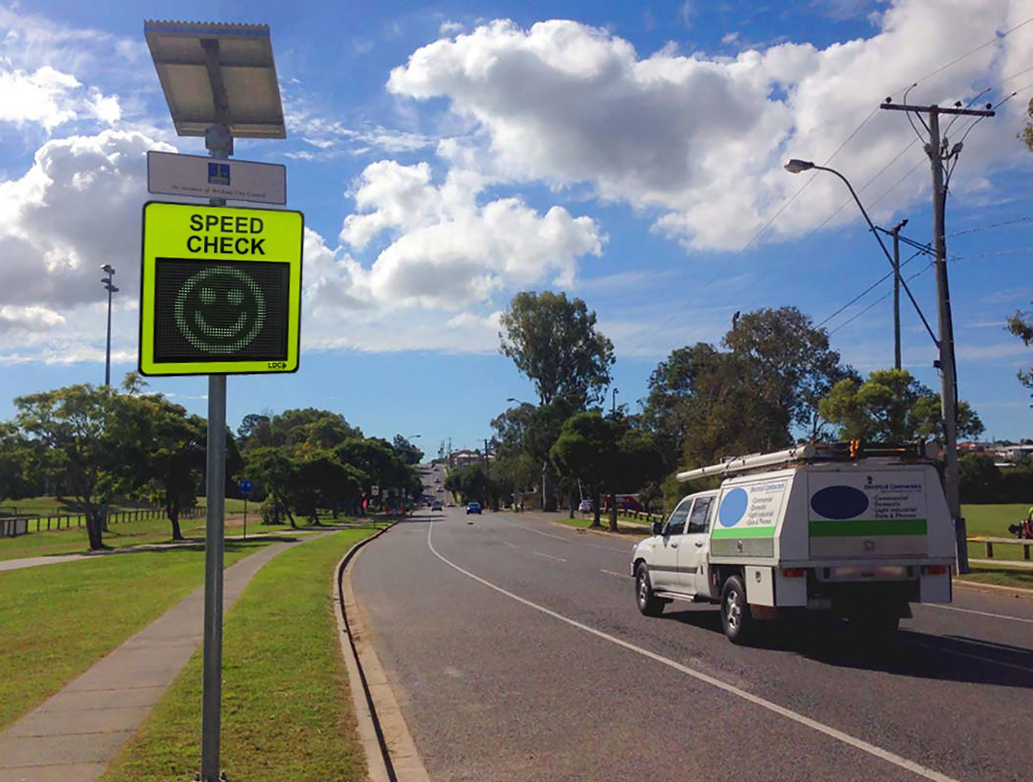 Fixed Radar Speed Check Sign